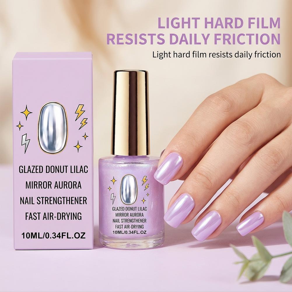 Nail Art Lilac - Smalto per unghie effetto specchio Aurora,