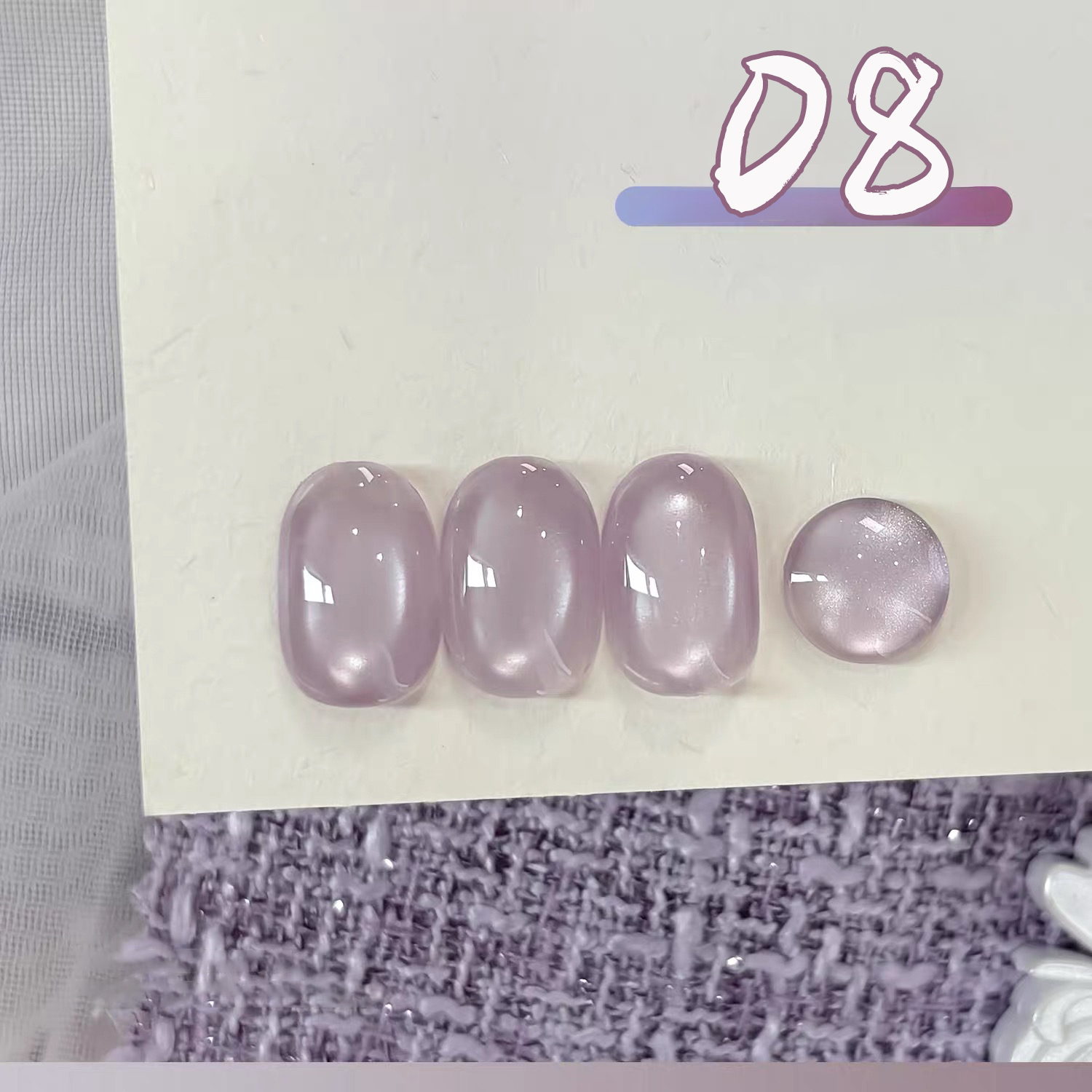 Nail Art Lilac - SHAKA 1 pz Smalto Gel Trasparente
