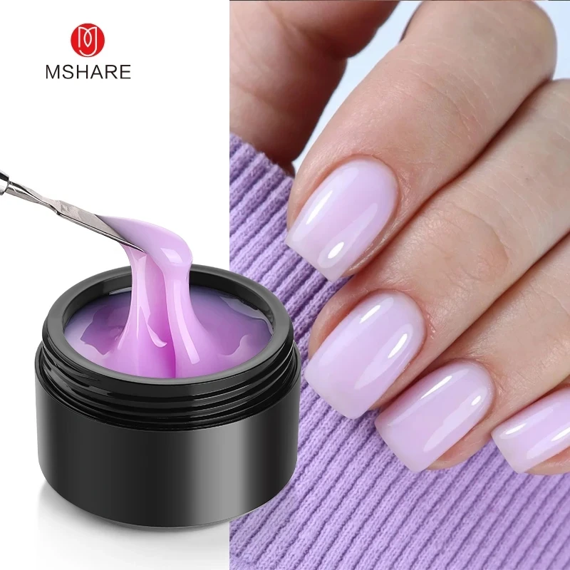 Nail Art Lilac - MSHARE Viola Lilla Builder Gel di