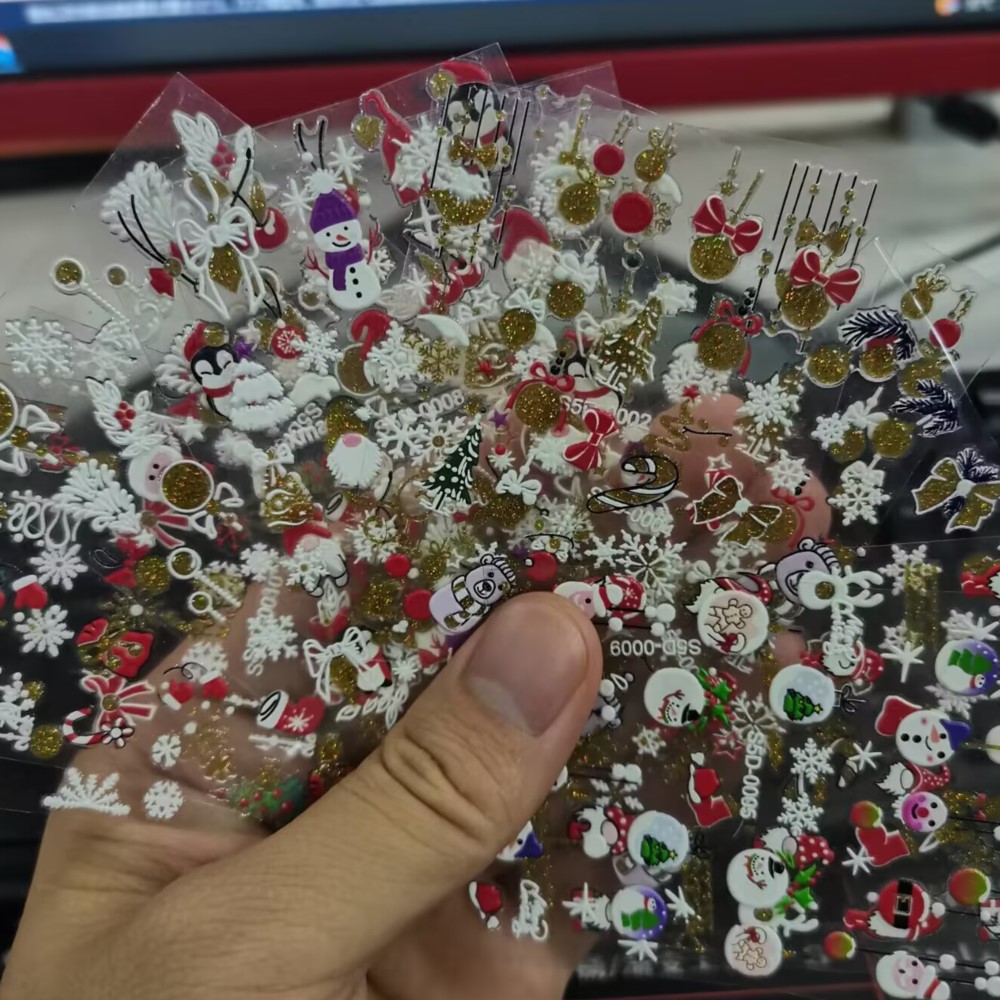 5D Glitter natale adesivo per  - Nail Art Xmas 2025 recensione e prezzo