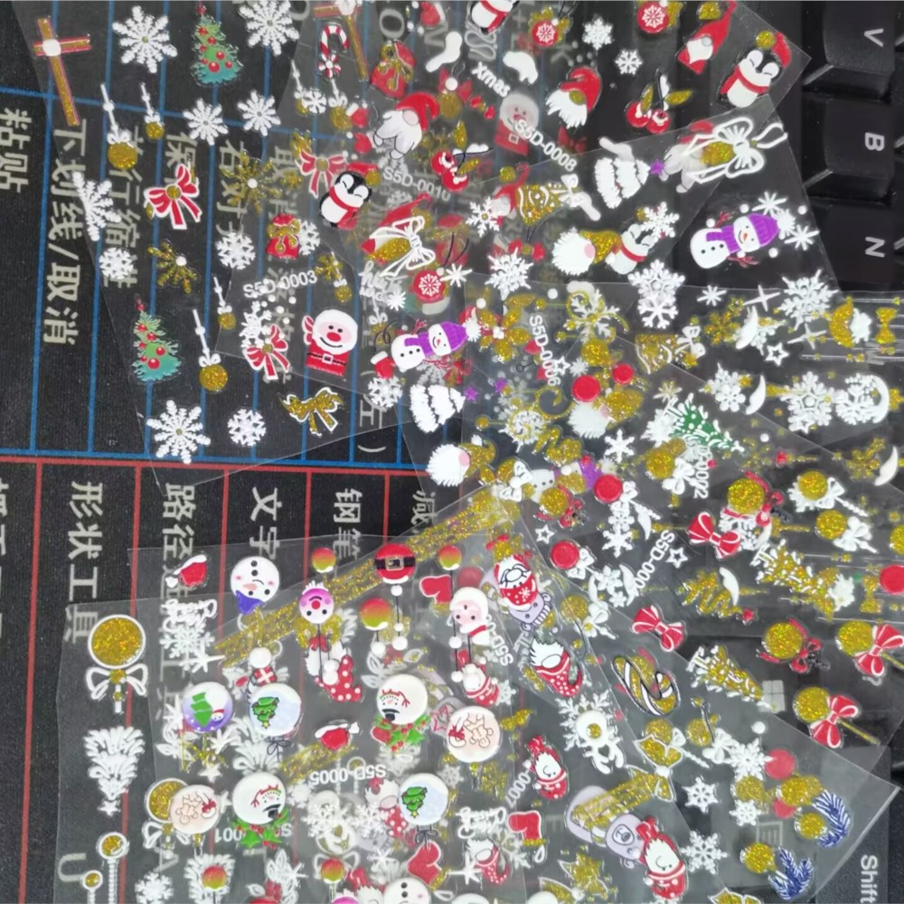 5D Glitter natale adesivo per  - Nail Art Xmas 2025 recensione e prezzo