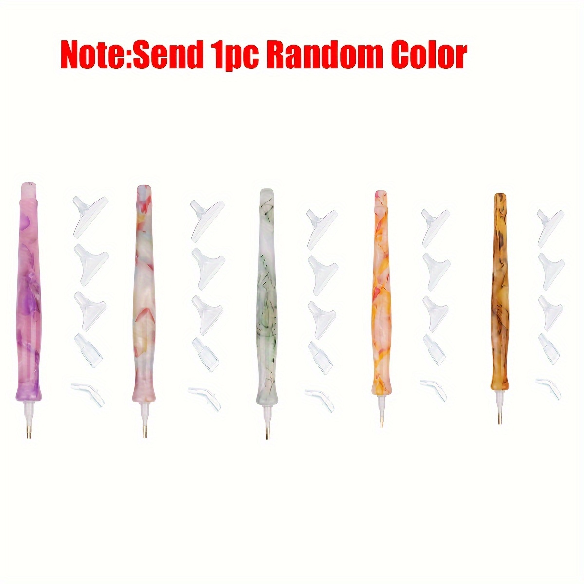 1pc colore casuale resina retr - Nail Art Emerald recensione e prezzo