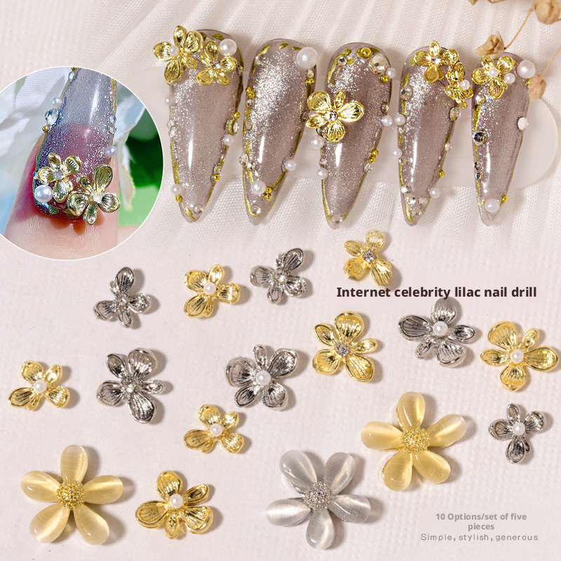 10 Pezzi Decorazioni per Unghi - Nail Art Lilac recensione e prezzo