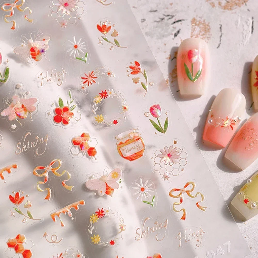 5D Fiori Uccello Farfalla Nail - Nail Art Lilac recensione e prezzo
