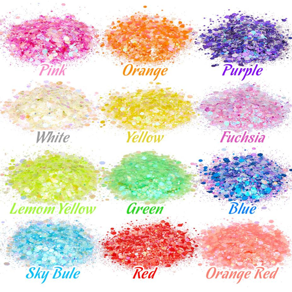24 colori paillettes luminose  - Nail Art Emerald recensione e prezzo