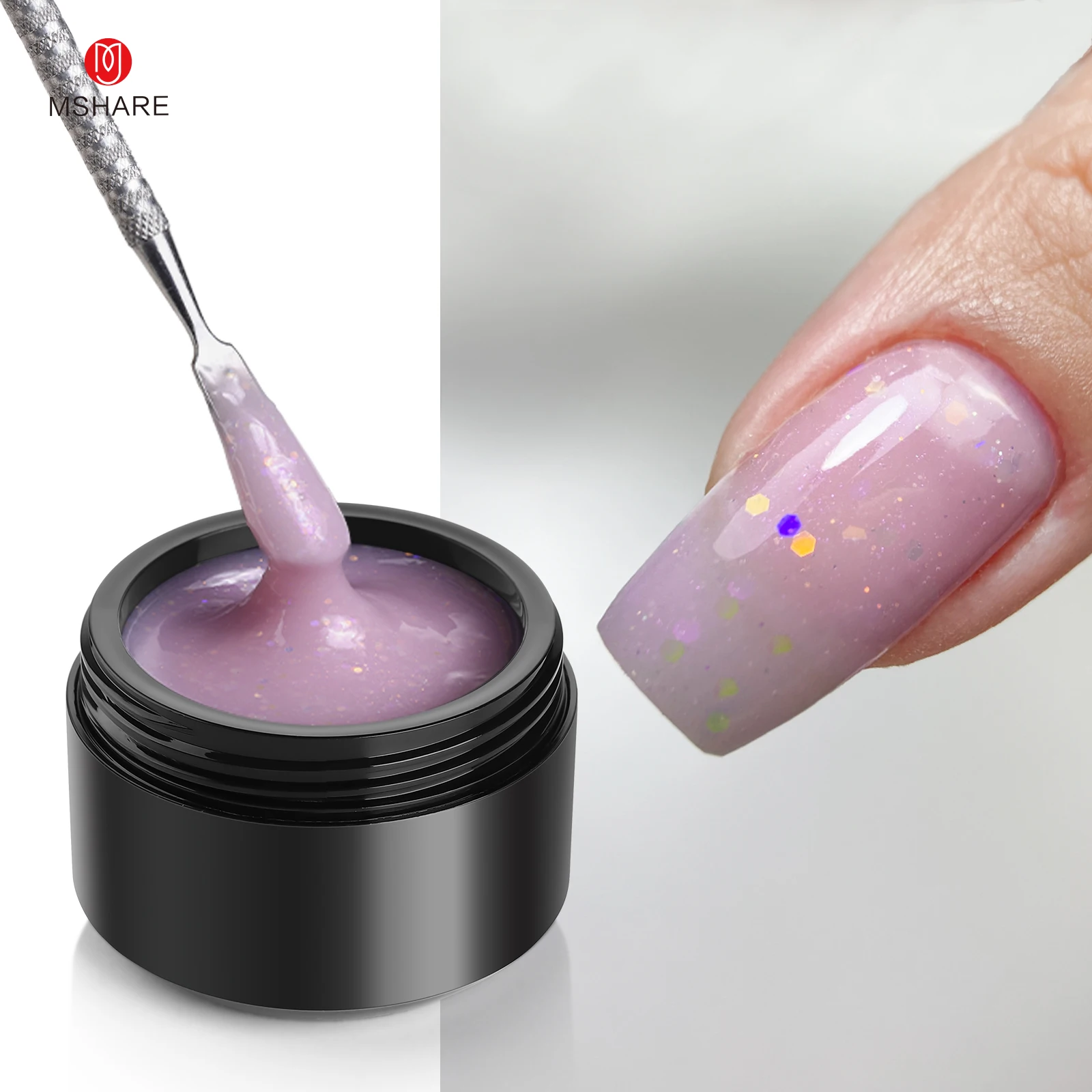 MSHARE Viola Lilla Builder Gel - Nail Art Lilac recensione e prezzo
